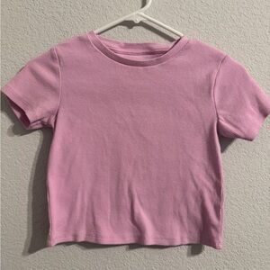 Zara Pink Short Sleeve Kids Tee